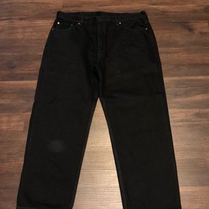 Levi’s 550 premium label black relaxed fit jeans 42 x 30
